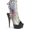 Pleaser - DELIGHT1018SP Bottes de plateforme - Noir/Couleur chrome Product image